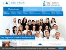 Tablet Screenshot of bilicvision.hr